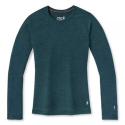 Smartwool Merino 250 Baselayer Crew Top Women's in Twilight Blue Heather
